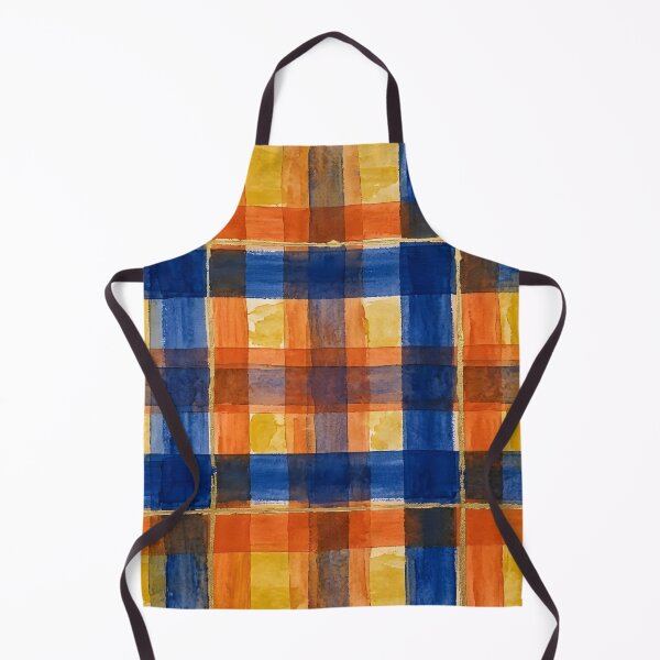 Item preview, Blue Orange Plaid Pattern designed and sold by GraphicsClub.