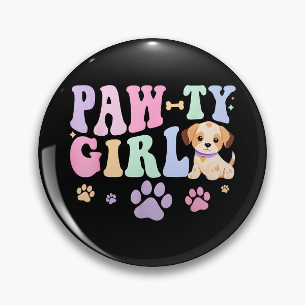 Item preview, Paw-Ty Girl Dog Lover Puppy Owner Pet Parent Birthday designed and sold by Hugosploosh.