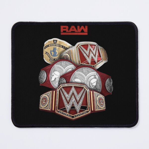 Item preview, WWE RAW Championship Belts Stack Graphic designed and sold by Sedwalhissan.