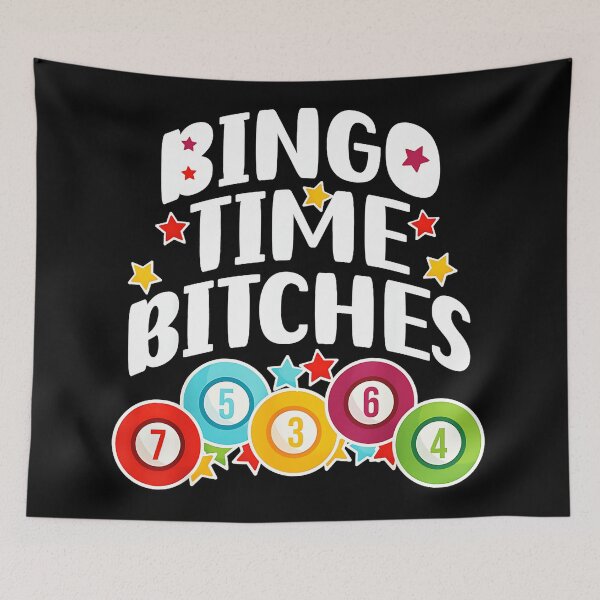 Item preview, Bingo Time Bitches Bingo Player Funny Game Night designed and sold by Hugosploosh.