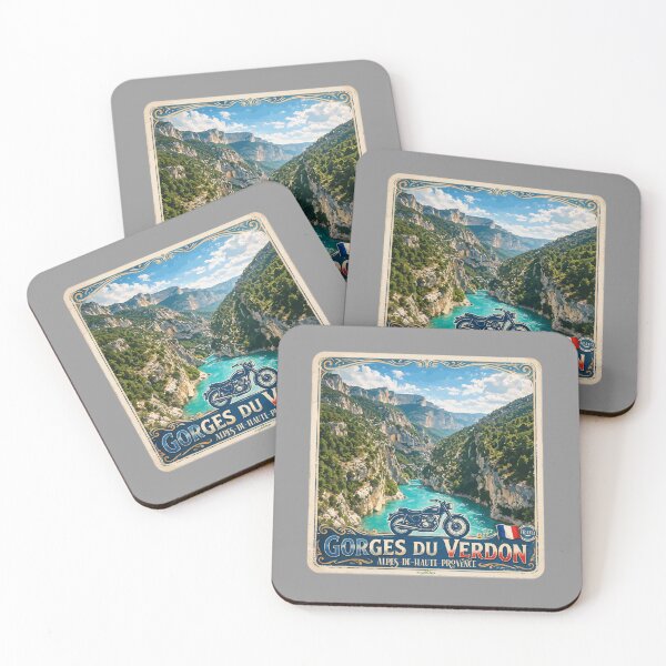 Item preview, Gorges du Verdon D23 Grand Canyon of Europe France Sticker TShirt 09 designed and sold by OuterShellUK.