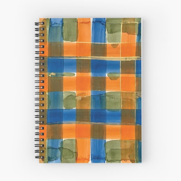 Item preview, Blue Orange Plaid Pattern  designed and sold by GraphicsClub.