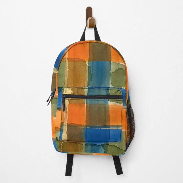 Item preview, Blue Orange Plaid Pattern designed and sold by GraphicsClub.