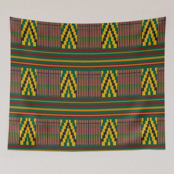 Item preview, Classic Ghana Kente Cloth pattern designed and sold by MammothArt.