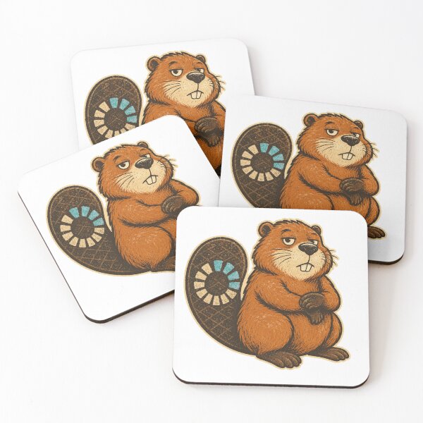 Item preview, Buffering Beaver – Loading Screen Creature designed and sold by yagniikd-.