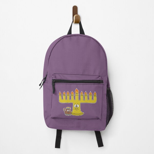 Item preview, Cute Hanukkah Menorah & Oil Jug Sticker | Happy Miracle Duo Cartoon designed and sold by MyxaART.