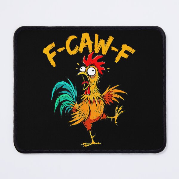 Item preview, F-Caw-F Funny Rooster Chicken Farmer designed and sold by Hugosploosh.