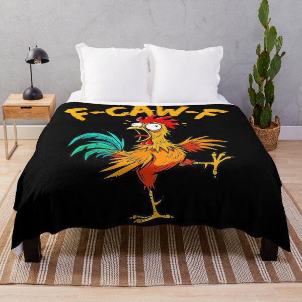 Item preview, F-Caw-F Funny Rooster Chicken Farmer designed and sold by Hugosploosh.