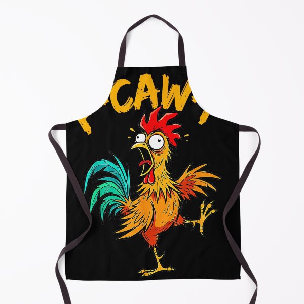 Item preview, F-Caw-F Funny Rooster Chicken Farmer designed and sold by Hugosploosh.