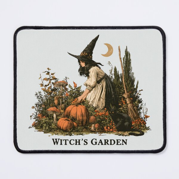 Item preview, Witch's Garden Vintage Halloween Botanical designed and sold by KAM-KAM-STORE.