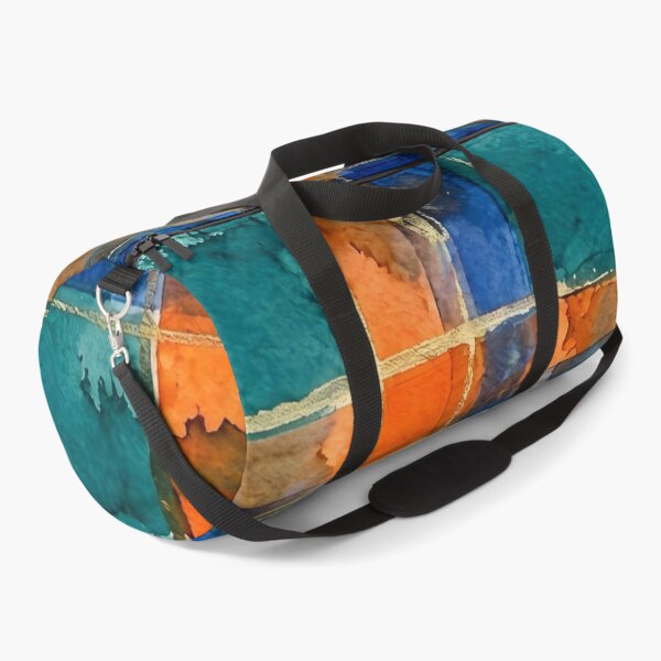 Item preview, Blue Orange Plaid Pattern  designed and sold by GraphicsClub.
