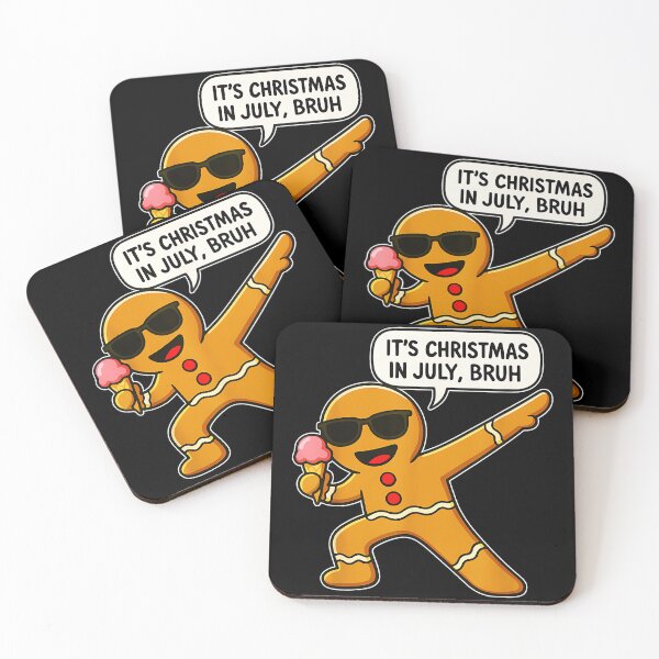 Item preview, It's Christmas In July, Bruh Dabbing Gingerbread Man Summer Holiday Funny Celebration designed and sold by Hugosploosh.