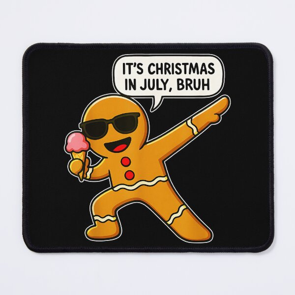 Item preview, It's Christmas In July, Bruh Dabbing Gingerbread Man Summer Holiday Funny Celebration designed and sold by Hugosploosh.