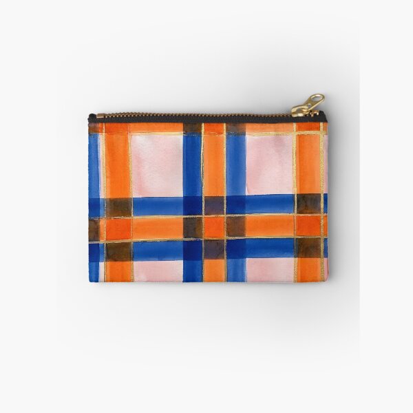 Item preview, Blue Orange Plaid Pattern  designed and sold by GraphicsClub.