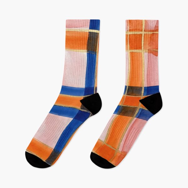 Item preview, Blue Orange Plaid Pattern  designed and sold by GraphicsClub.
