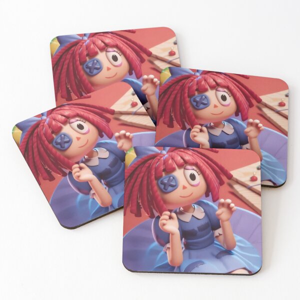 Item preview, Cute Raggedy Doll Digital Circus - 3D Vinyl Figure Aesthetic Art designed and sold by Billy Morfo™.