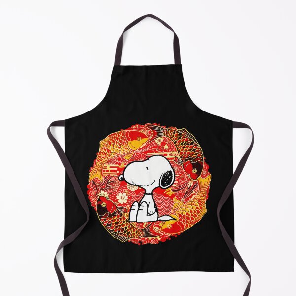 Item preview, Snoopy Koi Fish Chinese New Year Peanuts Fan designed and sold by NovaNeal.