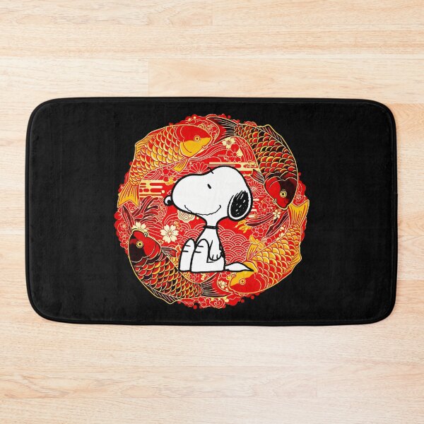 Item preview, Snoopy Koi Fish Chinese New Year Peanuts Fan designed and sold by NovaNeal.