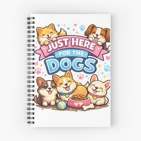 Item preview, Just Here For The Dogs Design designed and sold by Drift Pattern Studio.