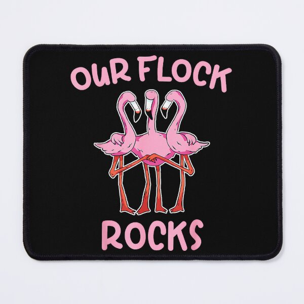 Item preview, Our Flock Rocks Flamingo Family Friends Group designed and sold by Hugosploosh.