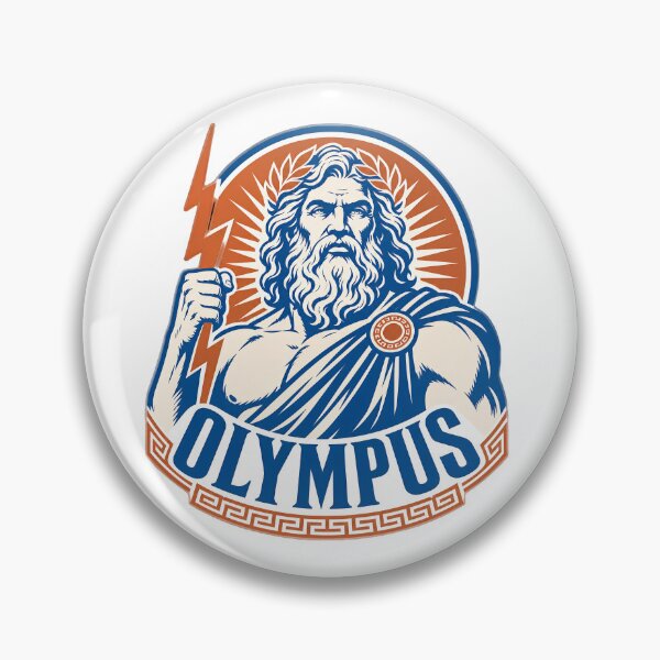 Item preview, Zeus Olympus Lightning Bolt Mascot Logo designed and sold by Lolik Designs.
