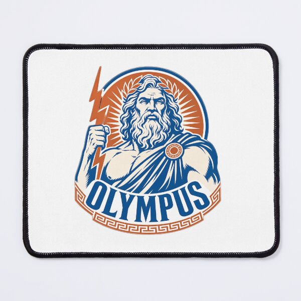 Item preview, Zeus Olympus Lightning Bolt Mascot Logo designed and sold by Lolik Designs.
