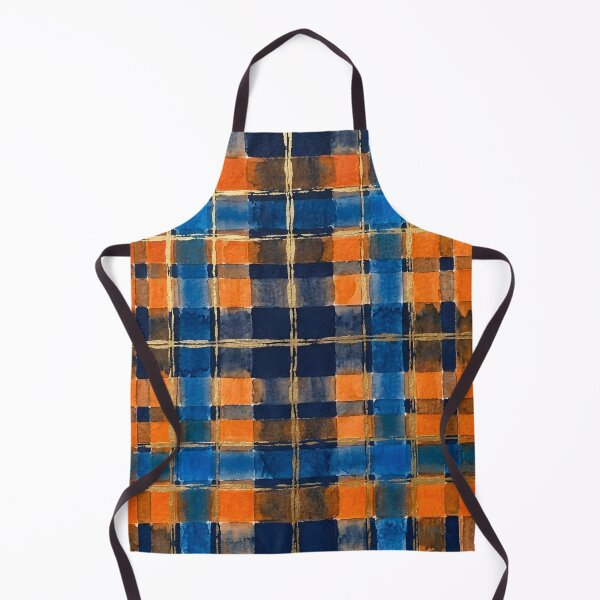 Item preview, Blue Orange Plaid Pattern designed and sold by GraphicsClub.