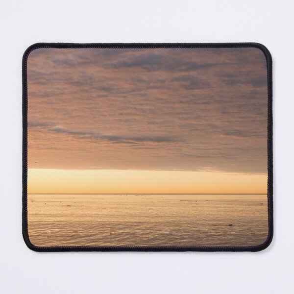 Item preview, Glowing Cloudscape Sunset Over Tranquil Ocean designed and sold by Georgia Mizuleva.