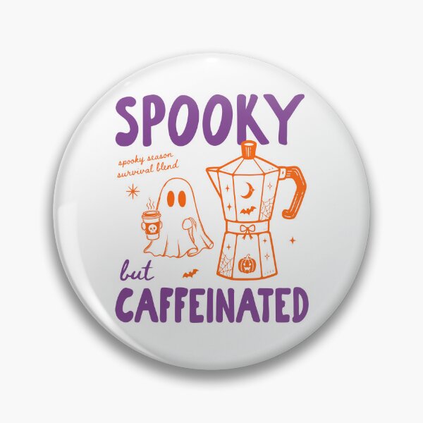 Item preview, Spooky But Caffeinated designed and sold by cabanalunaire.