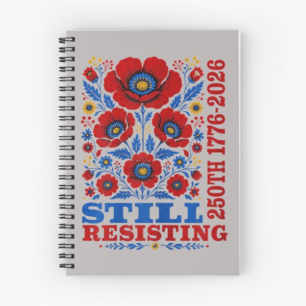 Item preview, Still Resisting 250th 1776 2026 Floral USA 250 Years designed and sold by ArleneRowe.