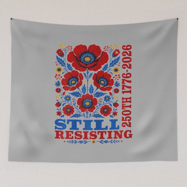 Item preview, Still Resisting 250th 1776 2026 Floral USA 250 Years designed and sold by ArleneRowe.