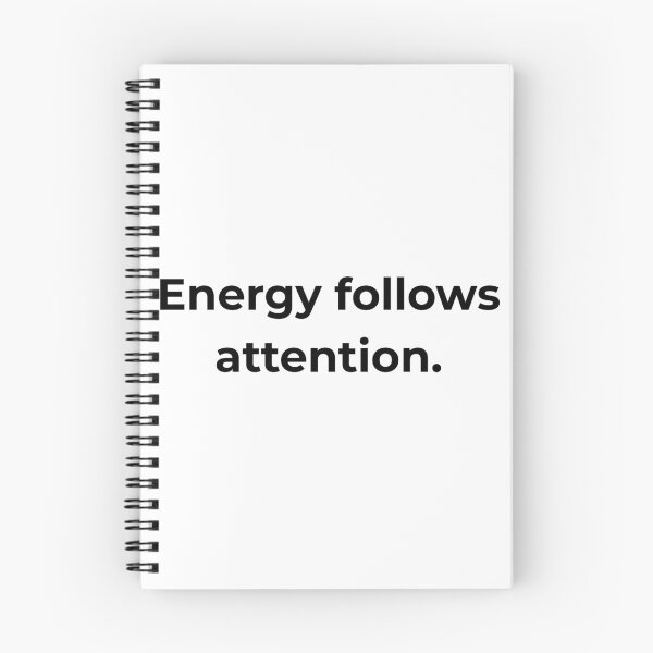 Item preview, Energy follows attention. designed and sold by MPSTUDIOPL.