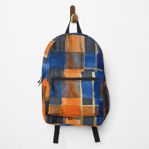 Item preview, Blue Orange Plaid Pattern designed and sold by GraphicsClub.