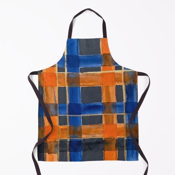 Item preview, Blue Orange Plaid Pattern designed and sold by GraphicsClub.
