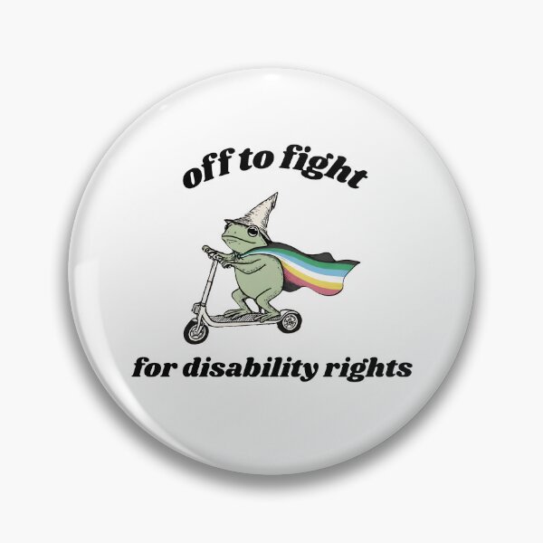 Item preview, Off To Fight For Disability Rights designed and sold by kar buncles.