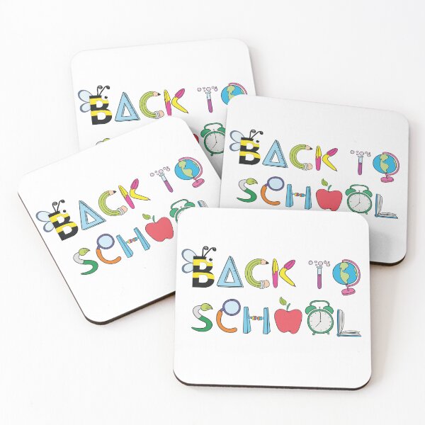Item preview, Colorful Back To School Supplies Typography  designed and sold by gillaarts.