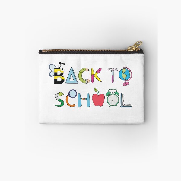 Artikelvorschau, Bunte Zurück zur Schule Schulsachen Typografie entworfen und verkauft von gillaarts.