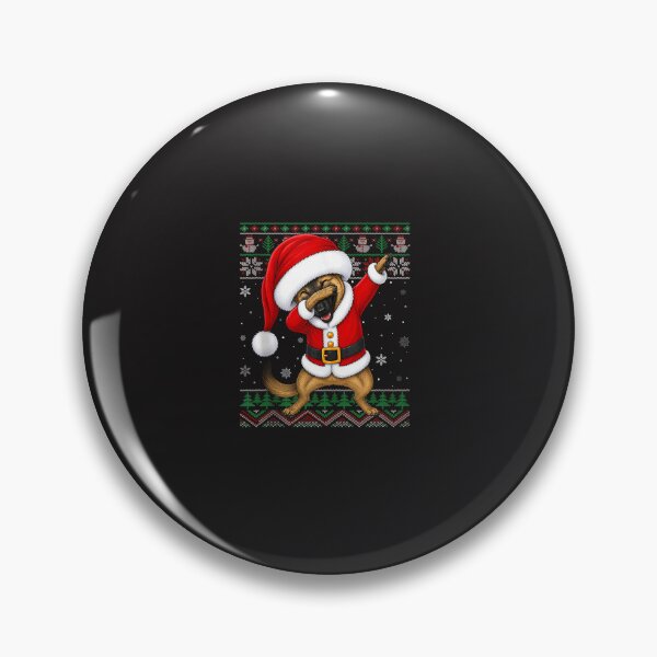 Item preview, Funny Belgian Malinois Christmas Dab Vintage Ugly Sweater Dog Design designed and sold by kiralynstration.