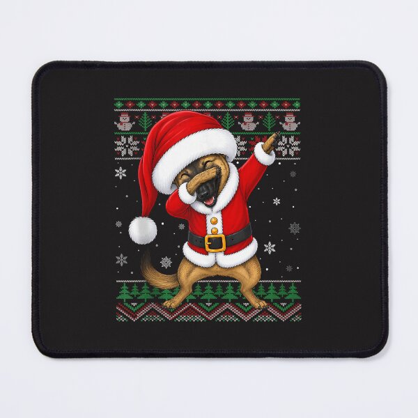Item preview, Funny Belgian Malinois Christmas Dab Vintage Ugly Sweater Dog Design designed and sold by kiralynstration.