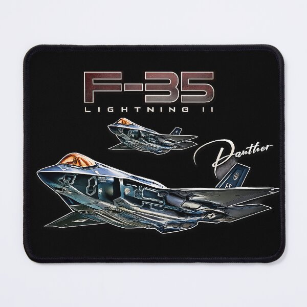 Item preview, Lockheed Martin F-35 Lightning II Panther Stealth Fighter Jet Military Aviation Graphic designed and sold by Aerolovers.