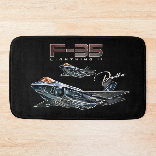 Item preview, Lockheed Martin F-35 Lightning II Panther Stealth Fighter Jet Military Aviation Graphic designed and sold by Aerolovers.