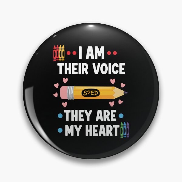 Item preview, I Am Their Voice They Are My Heart Special Education Sped Teacher designed and sold by PopStars1993.