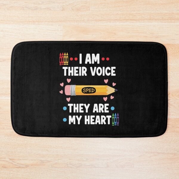 Item preview, I Am Their Voice They Are My Heart Special Education Sped Teacher designed and sold by PopStars1993.