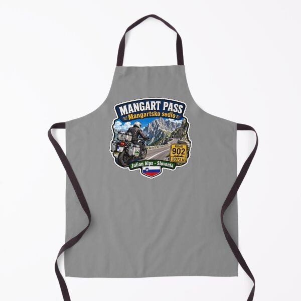 Item preview, Mangart Pass Julian Alps Slovenia Motorcycle Sticker TShirt 02 designed and sold by OuterShellUK.