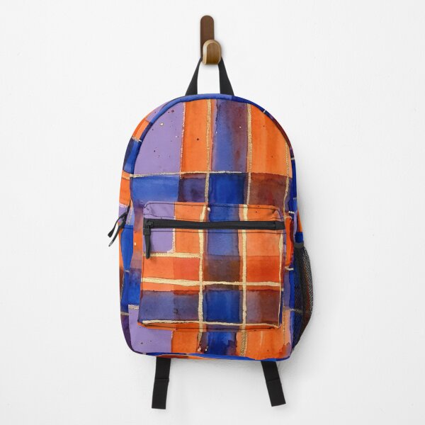 Item preview, Blue Orange Plaid Pattern designed and sold by GraphicsClub.