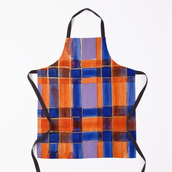 Item preview, Blue Orange Plaid Pattern designed and sold by GraphicsClub.