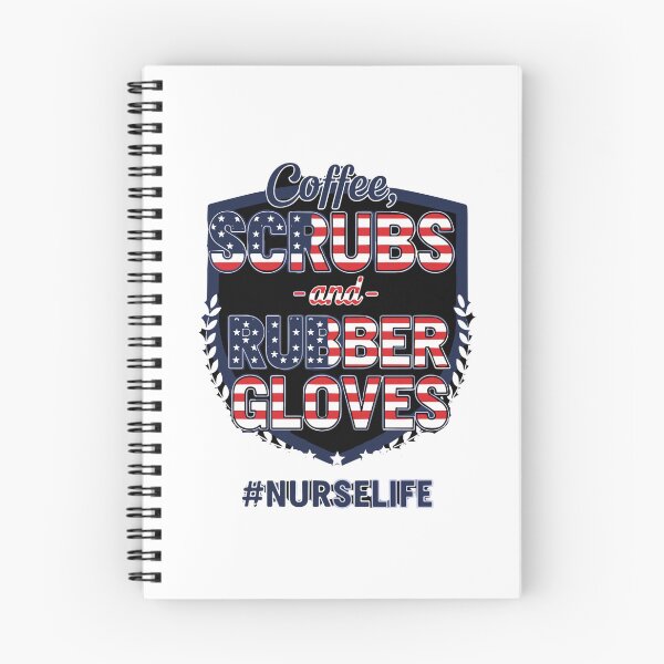 Item preview, Coffee, Scrubs And Rubber Gloves Nurselife Registered Nurse Healthcare Worker designed and sold by SofiBlair.