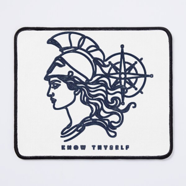Item preview, Athena Know Thyself Minimalist Line Art designed and sold by Lolik Designs.