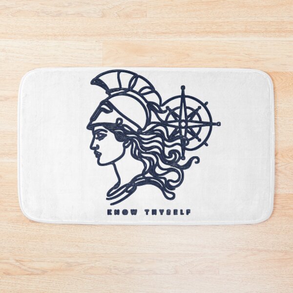 Item preview, Athena Know Thyself Minimalist Line Art designed and sold by Lolik Designs.