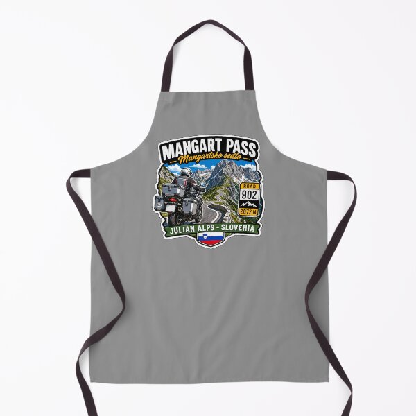 Item preview, Mangart Pass Julian Alps Slovenia Motorcycle Sticker TShirt 03 designed and sold by OuterShellUK.